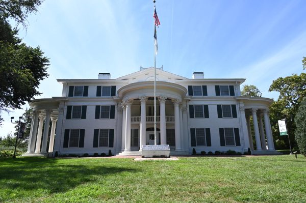 The Front of the Arbor Day Lodge in Nebraska City